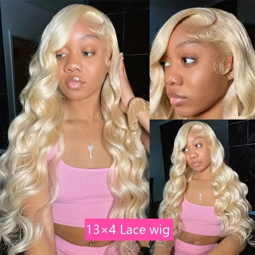 26インチ 30インチ 613ブロンドウィッグ ボディウェー - 613 Blonde Body Wave Lace Front Wig のレビューと価格