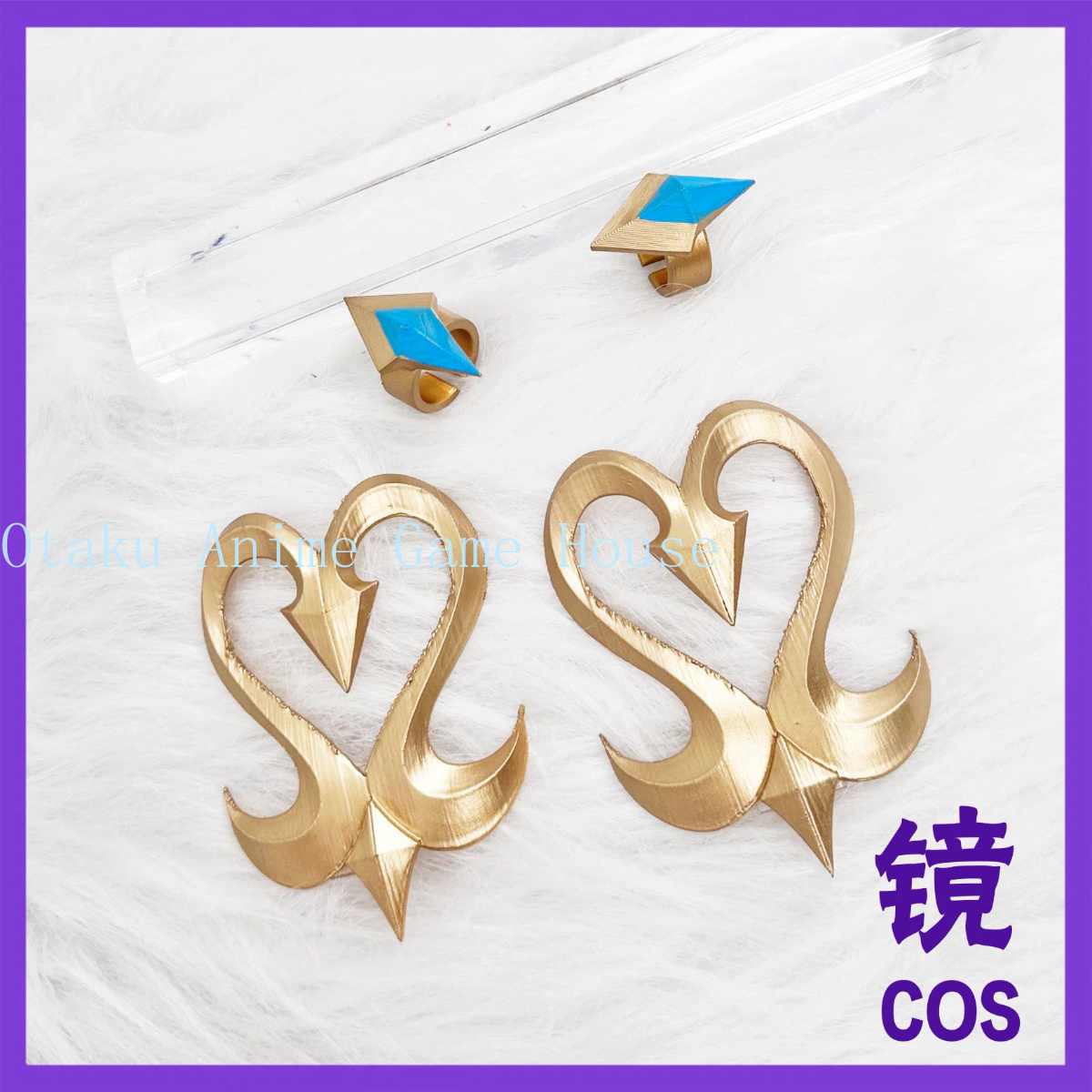 原神オデットコスプレ小道具ヘアクリップロールプレイアクセサリ - Hair Clips のレビューと価格