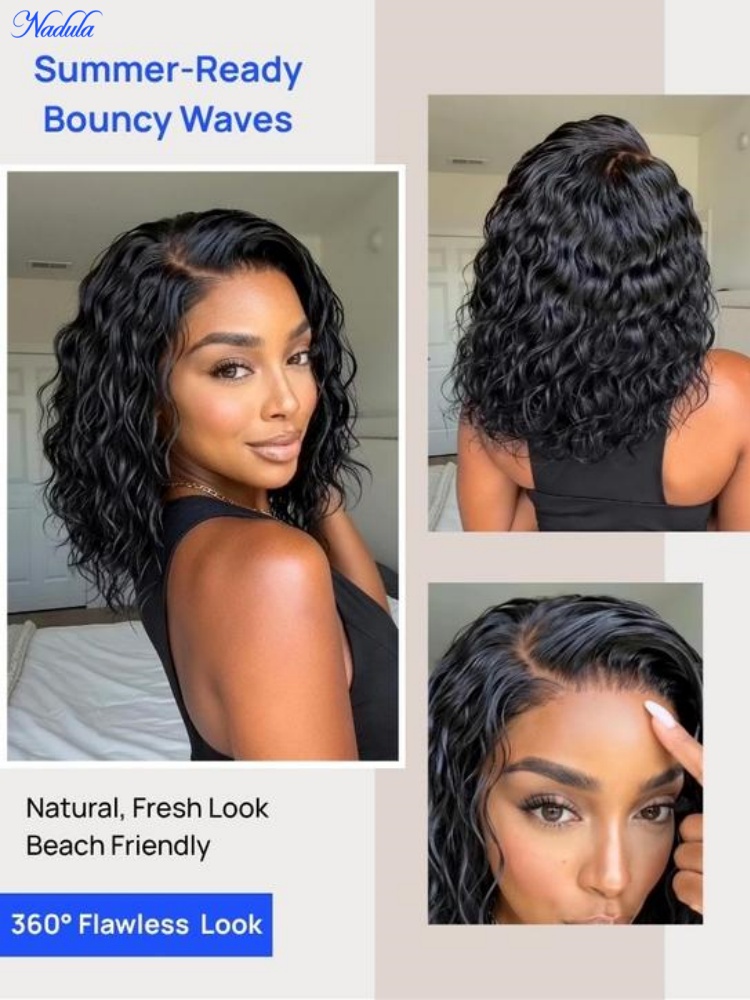 ナデュラ 13x4 レースフロントボブウィッグ ベビーヘア付 - Pre Parted 13X4 Lace Front Bob Wig のレビューと価格