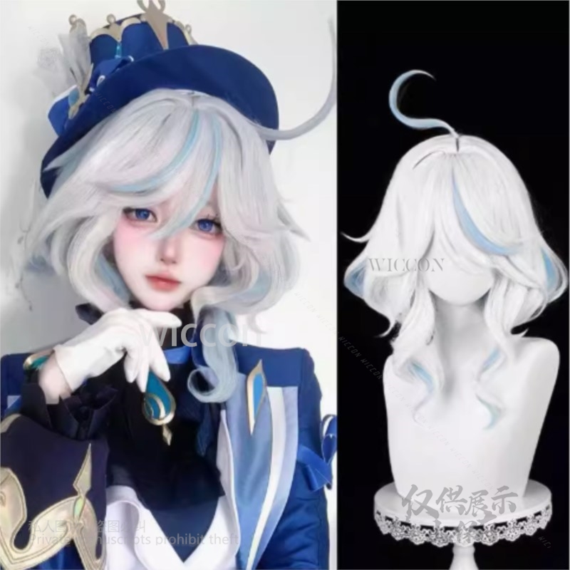 アニメゲーム Furina コスプレ衣装帽子小道具アクセサリ - Synthetic Wigs のレビューと価格