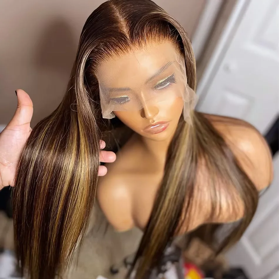 13x4のブラウン、ピンク、ブルーのレースフロントウィッグ。 - 613 Blonde Body Wave Lace Front Wig のレビューと価格
