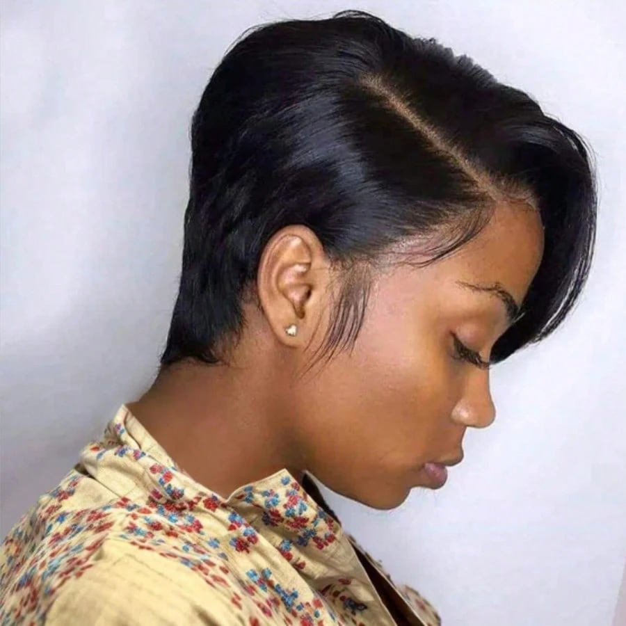 格安卸売ピクシーカットウィッグ人毛ウィッグ接着剤不要ウィッグ - Short Pixie Cut Wig Human Hair Cheap のレビューと価格