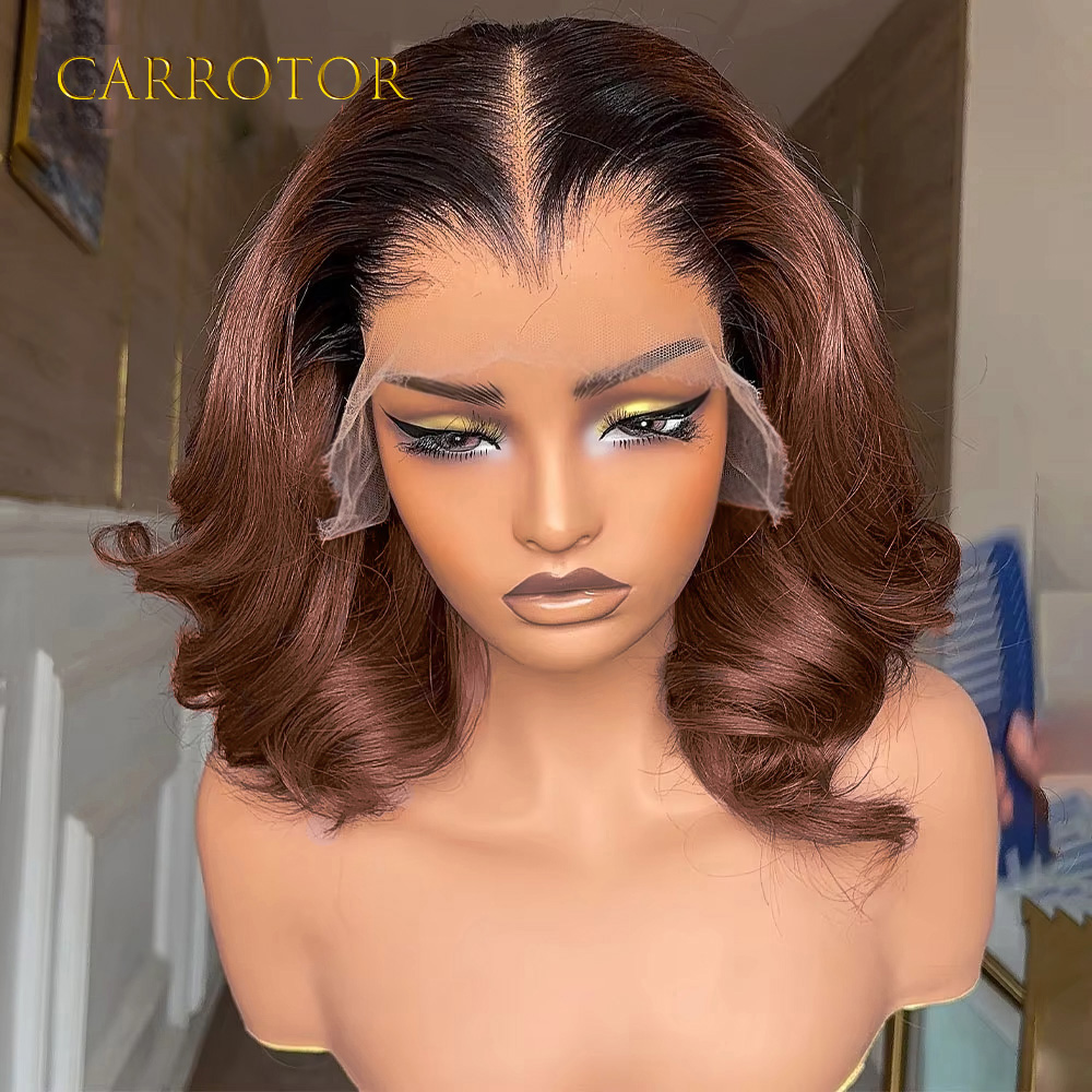 ラゴスヘアラインウィッグ 1b4 オンブレカラー 13x4  - Human Hair Wigs のレビューと価格