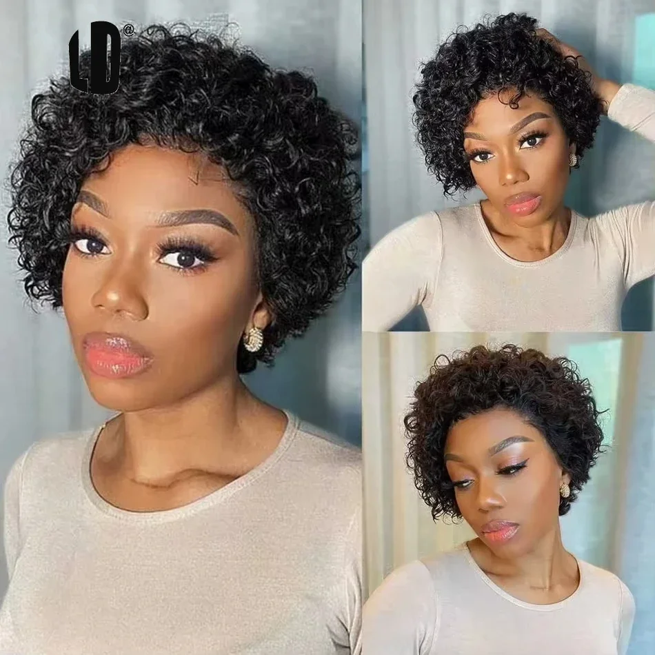 ピクシーカットウィッグ 99Jカラー レースウィッグ スプリ - Short Pixie Cut Wig Human Hair Cheap のレビューと価格