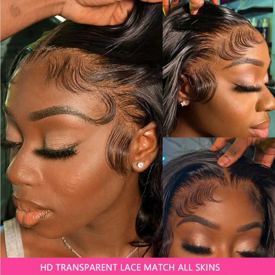 360フルレースウィッグ人毛プレプラッキング済みHDストレー - Hd Lace Frontal Wig Human Hair Pre Plucked のレビューと価格