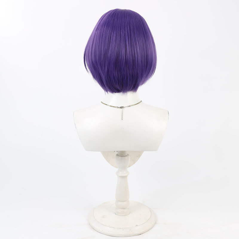 彩蓮寺春菜 コスプレウィッグ パープル ショート アズールレ - Synthetic Wigs のレビューと価格