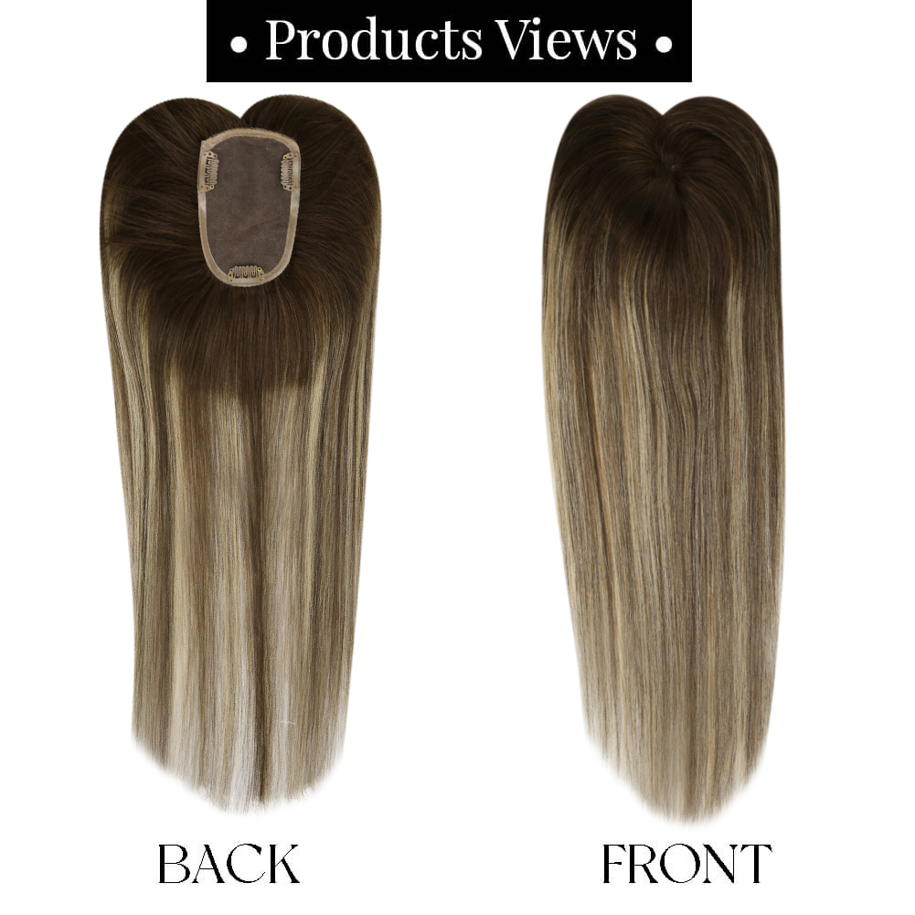 Ugeat ヘアトッパー自然人毛ブロンドモノラルベース 3* - Invisible Tape In Extensions Real Hair のレビューと価格