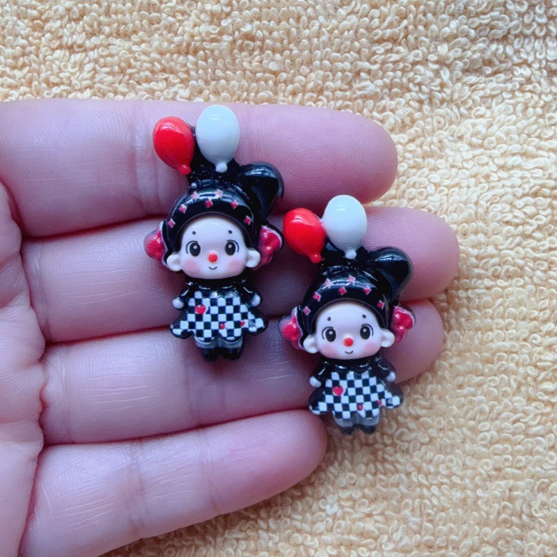 12個入りジョーカーバルーン子供用楽しい手作りDIYクリーム - Hair Clips のレビューと価格